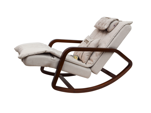 Массажное кресло-качалка OTO Grand Life OT2007 Латте (Рогожка)