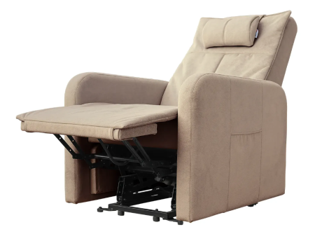 Кресло реклайнер с электроприводом FUJIMO E-COMFORT CHAIR F3005 FEW Ваниль (Sakura 4) Кресло реклайнер с электроприводом FUJIMO E-COMFORT CHAIR F3005 FEW Ваниль (Sakura 4)
