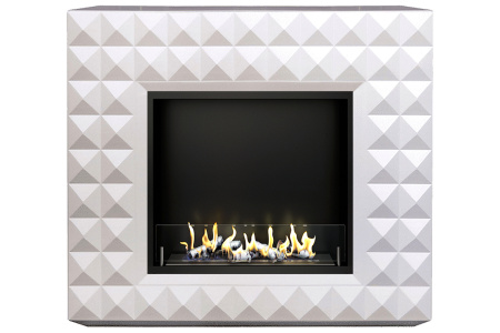 Биокамин в портале Firezo Diamond Бьянко белый